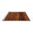 Shinesha Abstract Machine Woven Chenille/Polyester Area Rug in Dark Brown-81744920