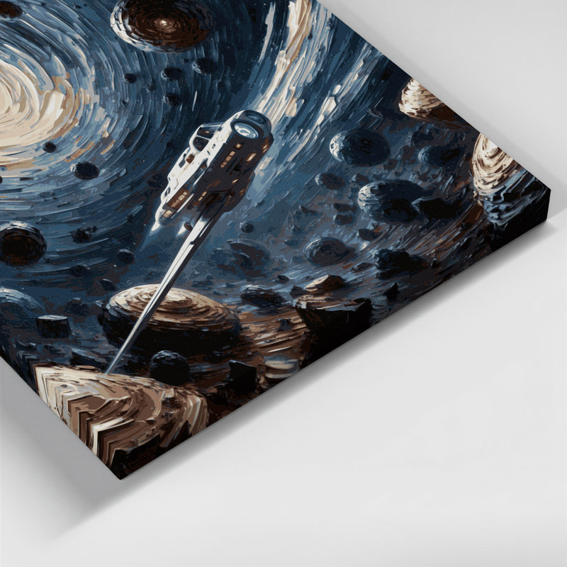 Art mural en toile Sci Fi, H 24 po x l 36 po