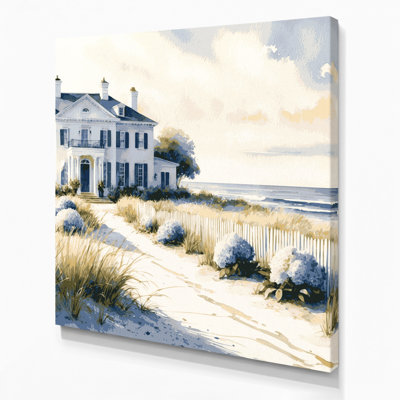 Art mural sur toile beige Coastal Hamptons Elite