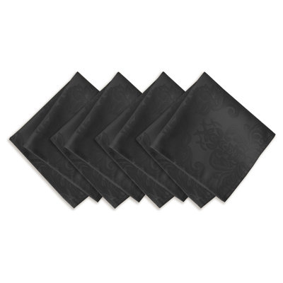 Burchfield 100% Polyester Damask Square Napkin
