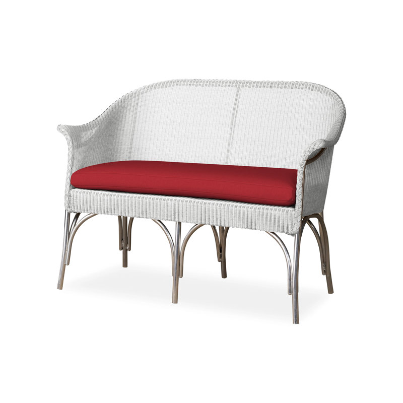 All Seasons Outdoor 2 - Seat, White, Bamboo Bay Sky