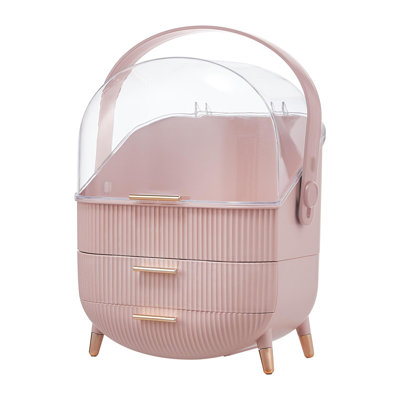 Plastic Compartment Makeup Organiser