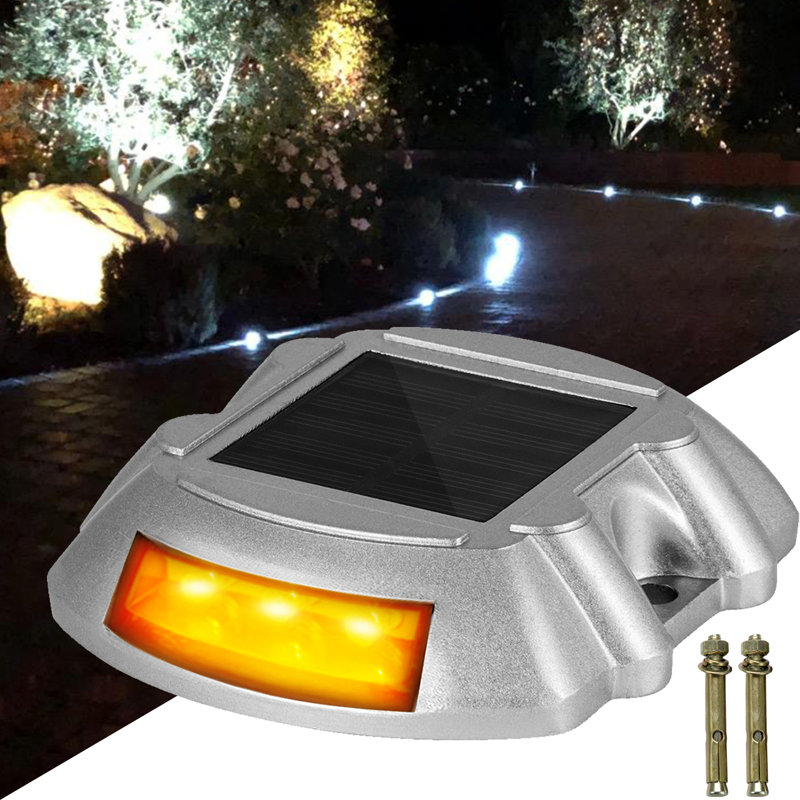 Solar Powered Orange LED Pathway Lights Multipack