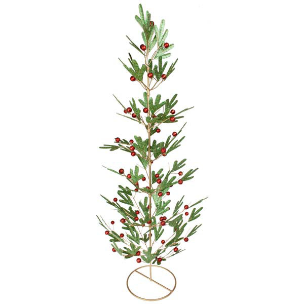 Christmas Tabletop Tree, 62cm H x 20cm W x 30cm D, Green