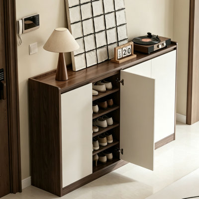 Rangement à chaussures de style minimaliste moderne