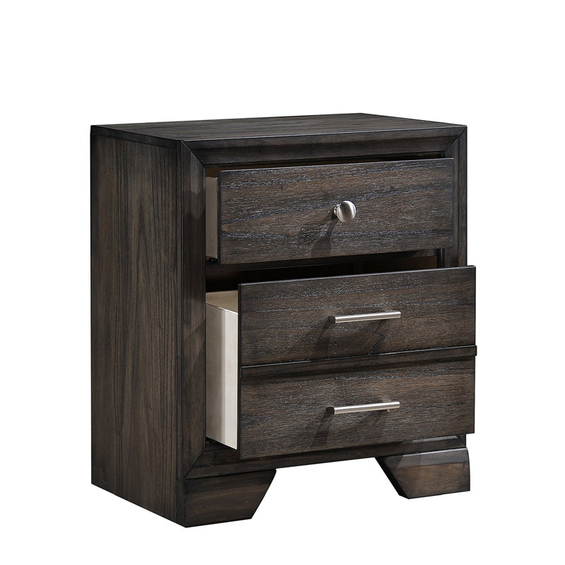 Table de chevet 2 tiroirs 1pc
