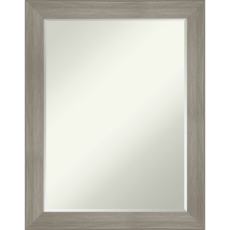 Miroir de salle de bain mural Grand Narrow, Gris délavé