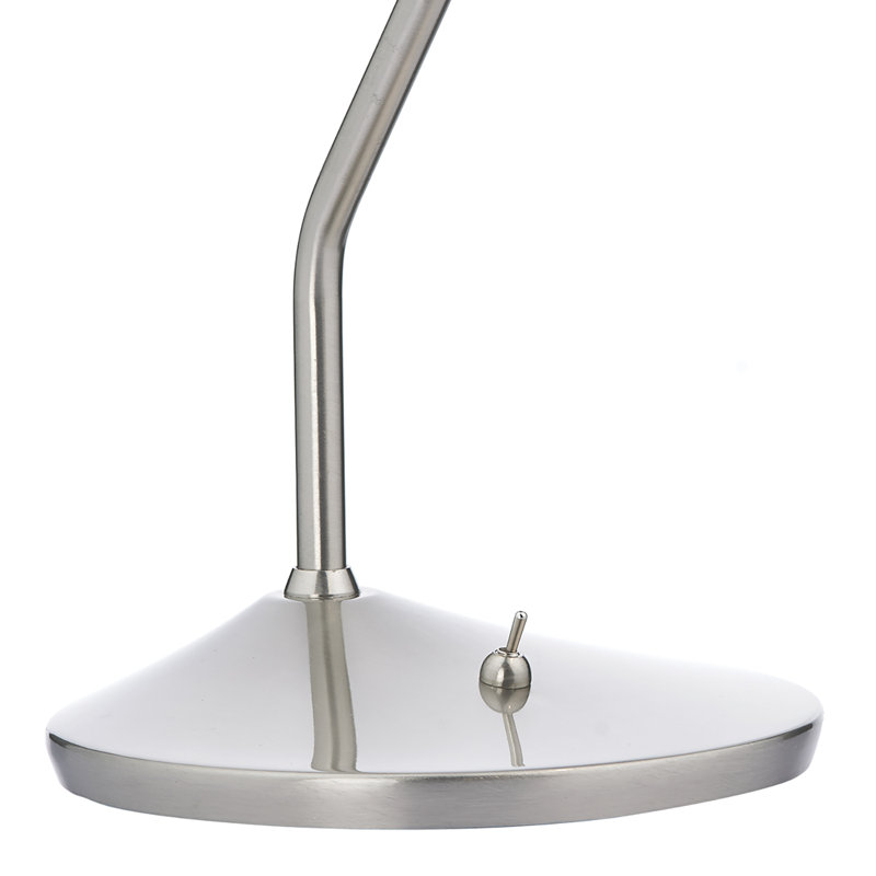 Park Avenue Metal Desk Lamp, Satin Chrome
