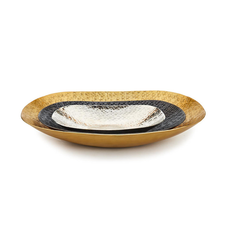 Set Of 3 Oval Tray