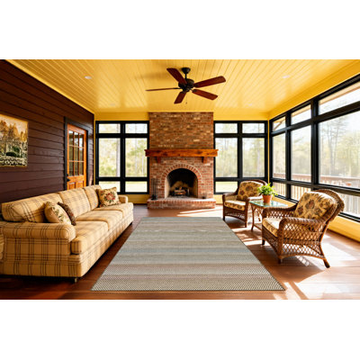 Larry Striped Indoor / Outdoor Rug