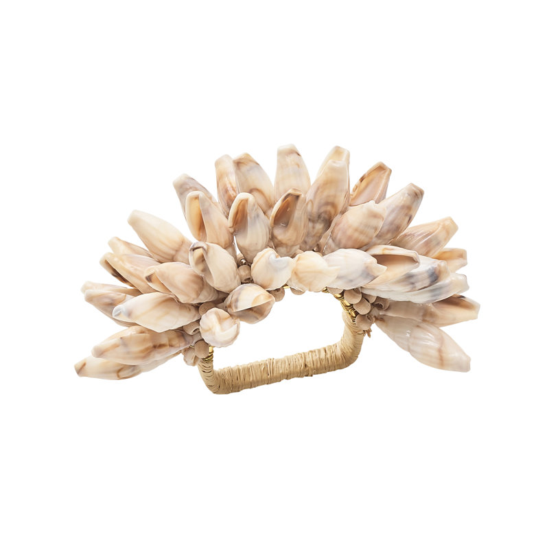 Shell Fringe Napkin Ring