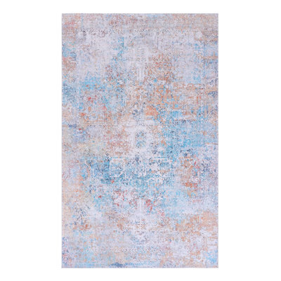 2'X3' Machine Washable Area Rugs, Yellow, Low-Pile, Non-Slip, Non-Shedding - Ideal For Bedroom, Living Room, Kitchen, Dining Room & Pet , Soft, , Foldable Yellow Rugs 2'X3', Stain , Foldable,