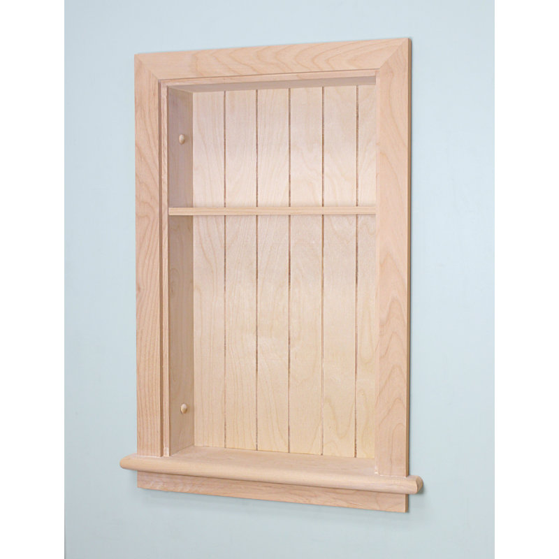 3 Piece Recessed Wall Shelf