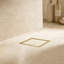 Drain de douche carré 6 "avec couvercle grillagé, drain de plancher avec crépine-111047324