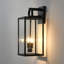 Lanterne murale d'extérieur 2 lumières avec abat-jour en verre transparent-1275326068