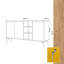 Dracen 140cm Console Table-409012878-409012879