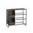 RiverRidge Afton Entryway Shoe Storage Organizer with 3 Shoe Racks and 2 Shoe Organizer Boxes - Weathered Woodgrain