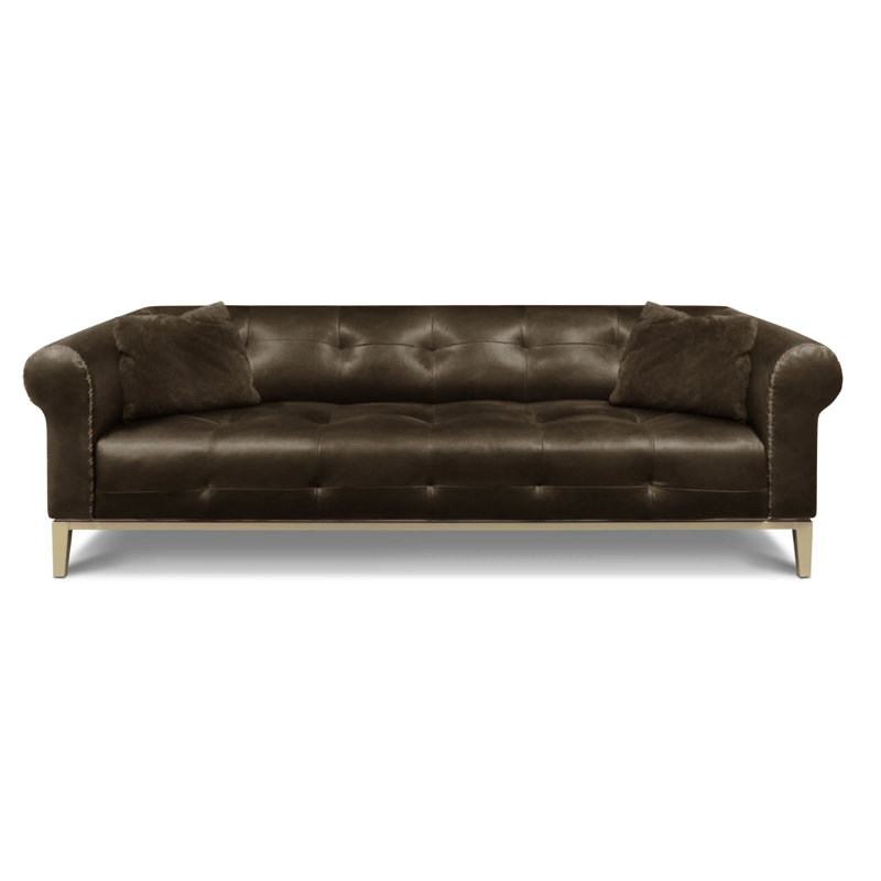 Sloanestreet Sofa, Desert (Longhorn), Stainless Steel
