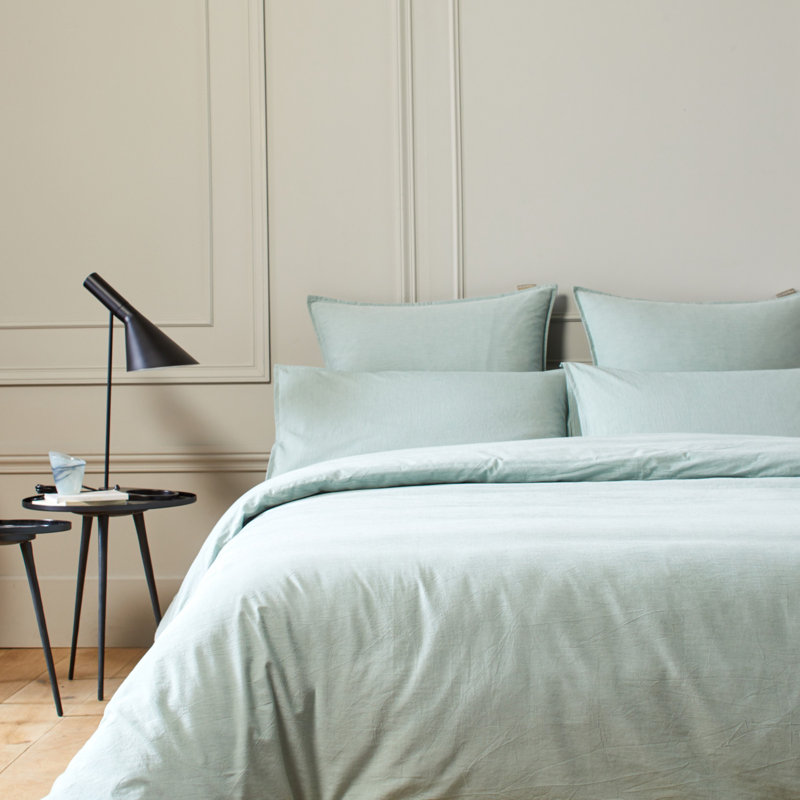 Hedge Solid Colour Duvet Cover, Green