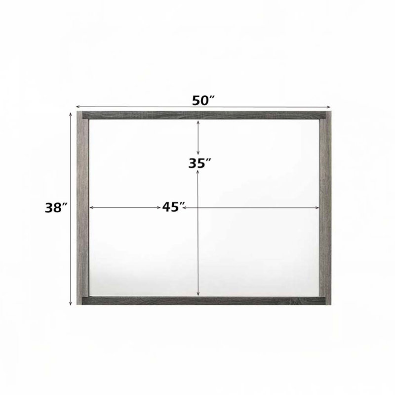 Gray Finish Mirror