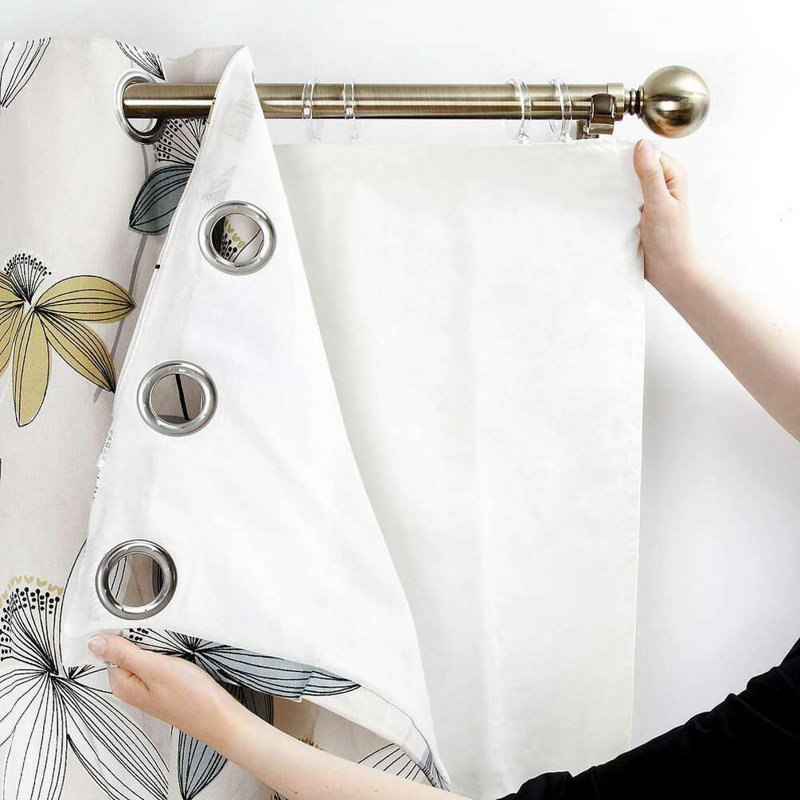 Beauvallon Pencil Pleat Blackout Curtain Linings, 155 x 130 cm