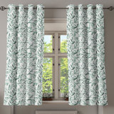 Sateen Semi Sheer Curtains / Drapes Pair