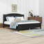 King Wood Platform Bed with Headboard-1774044813