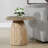 Uttermost Tiernan Reclaimed Oak Round Side Table