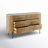 Carmela White Marble & Mango 6-Drawer Dresser