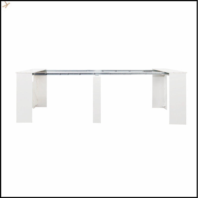 Multifunctional Extendable Console Table With Adjustable Length For Various Spaces And Uses