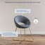 Fauteuil demi-tonneau 26,38 po-87868507
