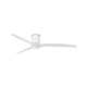 Hover 72-in Indoor/Outdoor Flush Mount Smart Ceiling Fan with Integrated LED + Remote