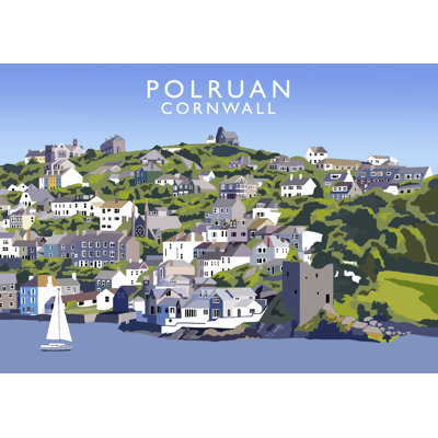 Polruan by Richard O'Neil - Print