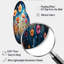 Art mural asymétrique en métal Seabolt - Wildflowers-108164922
