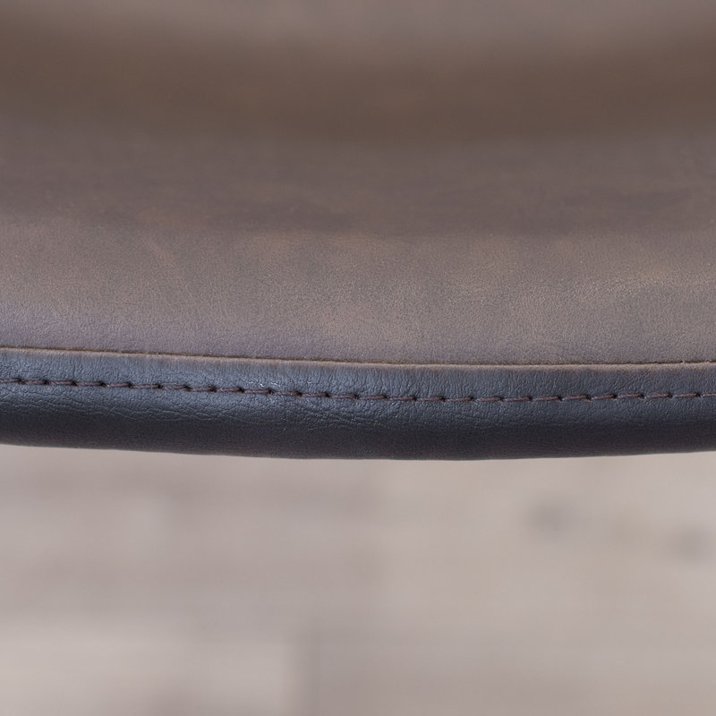 Statham 48cm H Upholstered Accent in Brown