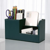 https://assets.wfcdn.com/im/14474382/resize-h210-w210%5Ecompr-r85/2144/214434973/Green+Faux+Leather+Desk+Organizer.jpg