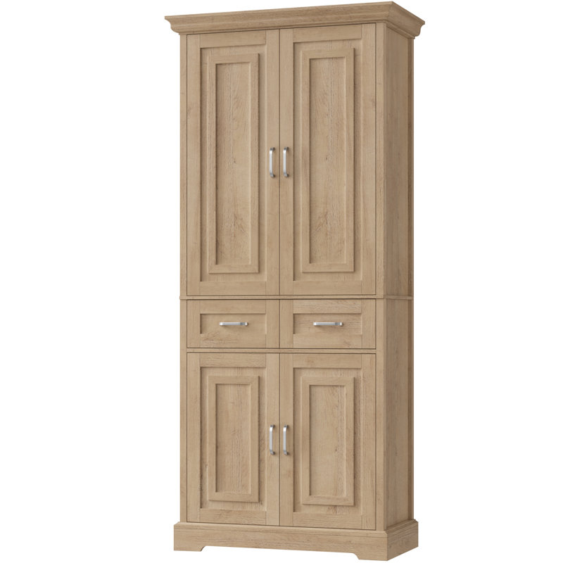 Garde-manger 70,9 po Hettel, Chêne