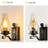 1-Light Matte Black Finish Wall Sconce with Glass Shade