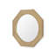 Martina Hexagon Brass Wall Mirror