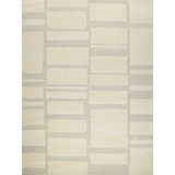 Tero Hand Tufted New Zealand Wool Silver/Ivory Area Rug