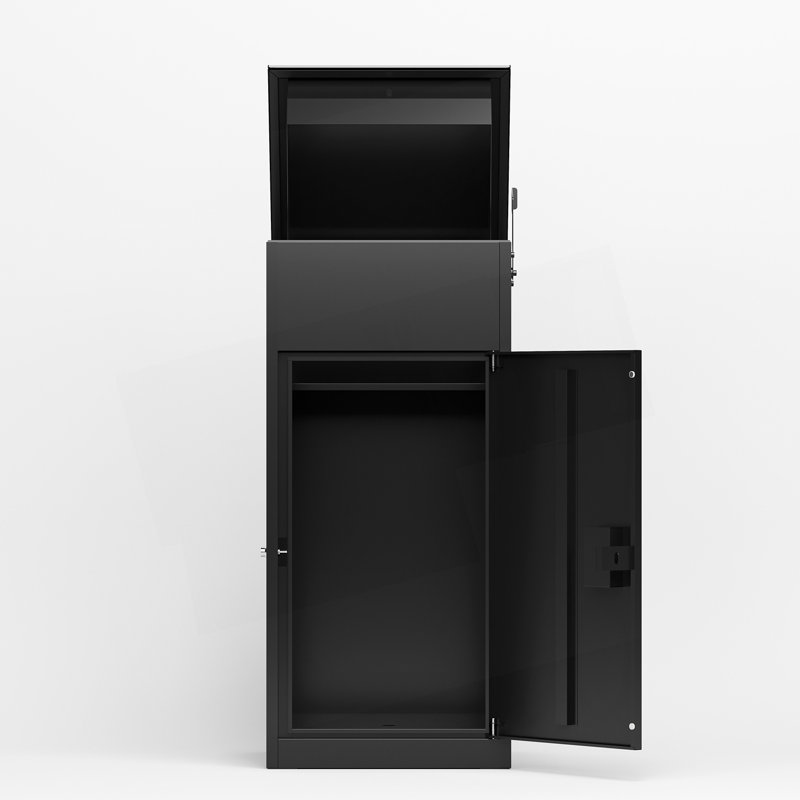 Package Delivery Box For Outside With Lock, Heavy-Duty Steel Package Drop Box With Anti-Theft Design