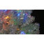 Sapin de Noël artificiel argenté pré-illuminé de 1,20 m, branches articulées avec support en métal, 400 extrémités de branches, 150 lumières DEL, 11 modes d'éclairage, décoration de Noël intérieure et extérieure