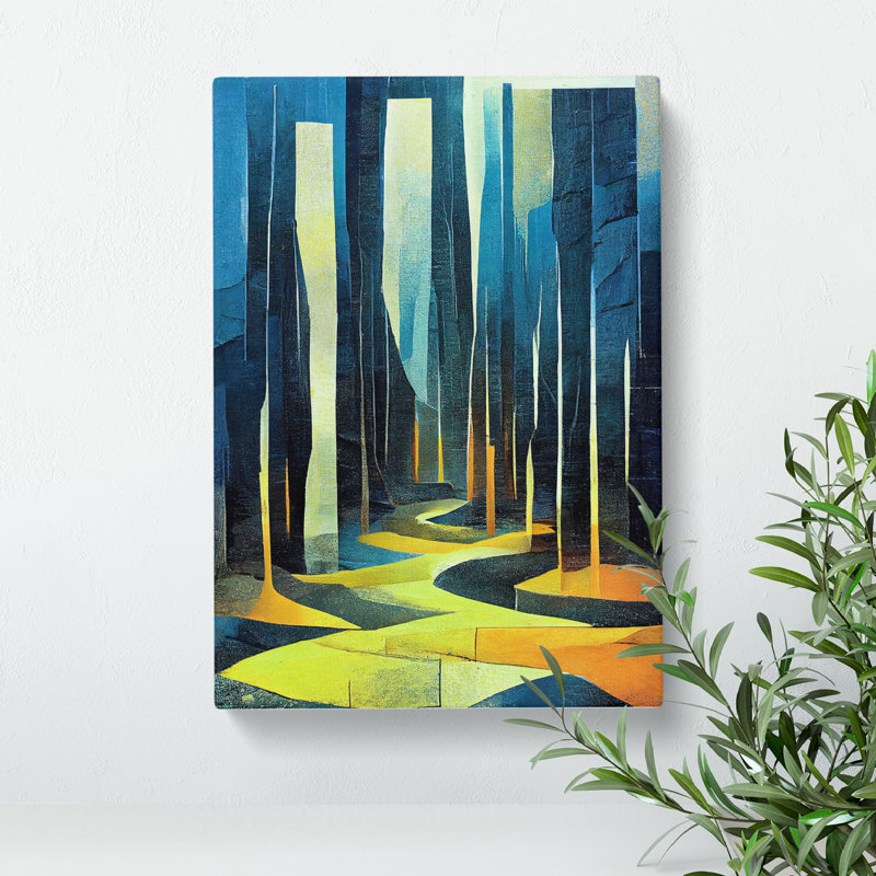 Forest Composition No.2 Abstract - Wrapped Canvas, 50cm H x 35cm W x 3cm D