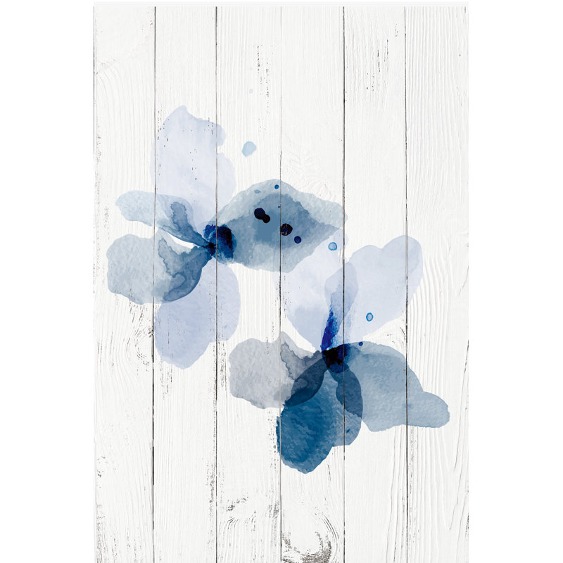 Art mural sur toile Serenity in Blue, H 12 po x l 16 po