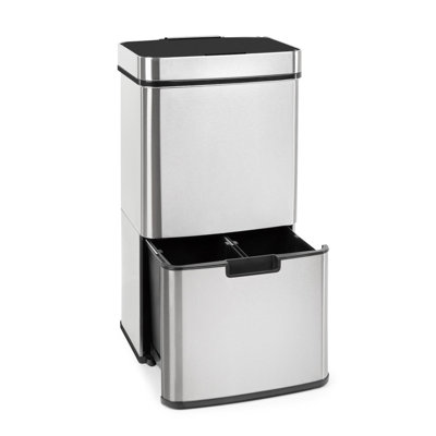 Steel Motion Sensor Kitchen Trash Can - 72L