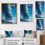 Nuage dans le ciel, reproduction d'art sur toile-1122934884-1122934885
