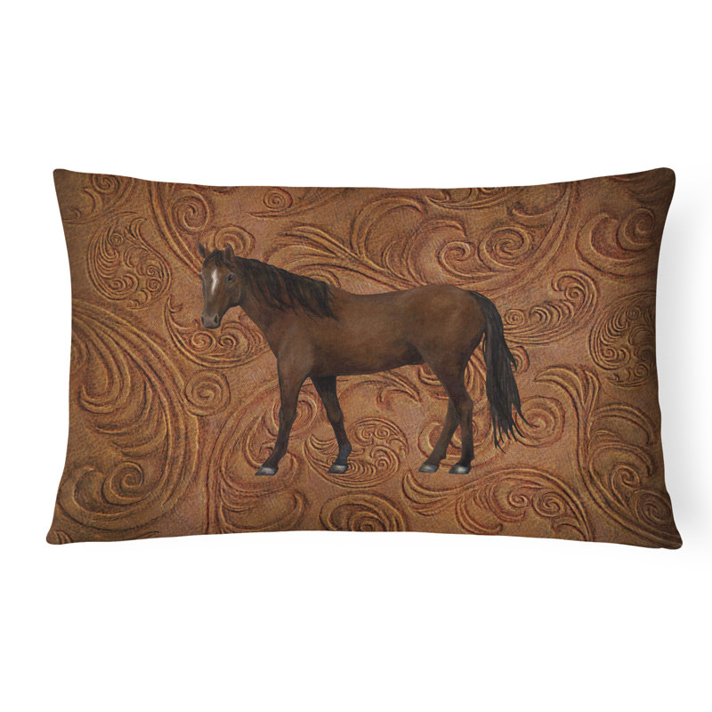 Coussin intérieur/extérieur cheval