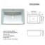 Dessus de meuble-lavabo de 37 po de finition or avec finition en pierre frittée, lavabo rectangulaire en céramique et trou de robinet - Flair tendance 37 po en pierre, option de luxe encastrée