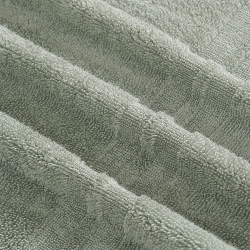  Sofia Bath Towels 6-Piece, Green