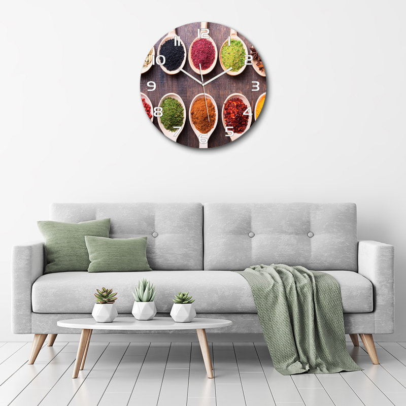 Jiyaul Glass Wall Clock